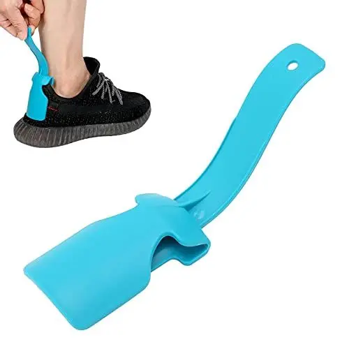 Produktbild: Schuhlöffel aus Kunststoff, faule Schuhe Helfer, tragbarer ergonomischer Schuhhelfer für ältere Menschen schwangere Frauen Männer Kinder