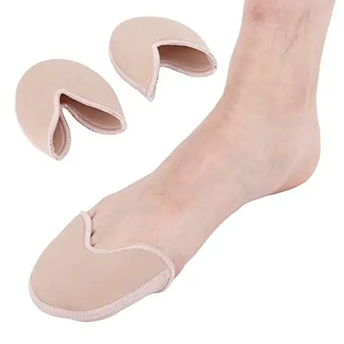 Produktbild: Schuhpolster Spitzenschoner Vorfußwickel Zehenbeutel Polster Zehenschutz Elastische Ballettschuhe Zehenabdeckung Fußkissen Fersen Ballettspitzenschuhe für Frauen Linderung von Vorfußschmerzen