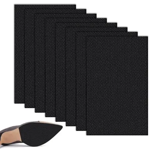 Produktbild: Schuhsohlen Protektoren Reparatur 8 Stück Gummisohlen zum Aufkleben Anti Rutsch Schuhsohle Gummi Selbstklebend Sohlen für Schuhe