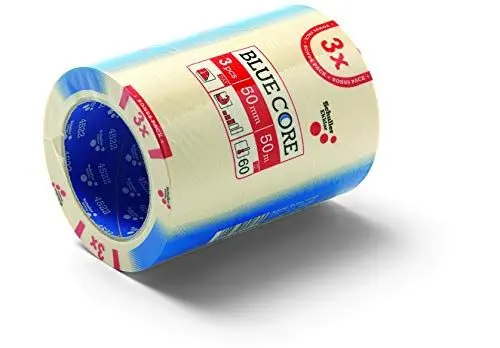 Produktbild: Schuller Eh'klar 45169 BlueCore 3 Pack, 50mmx50m Malerkrepp Malerband Malerabdeckband