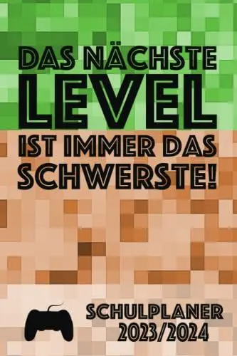 Produktbild: Schulplaner 2023 2024 für junge Gamer: Übersichtlicher Schülerkalender für das gesamte Schuljahr | Perfekt als Hausaufgabenheft für Teenager | eine ... Geschenk für Gaming Fans im Pixel Style