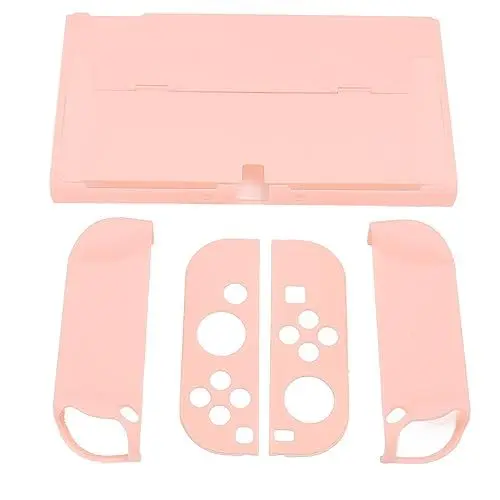 Produktbild: Schutzhülle, Stromlinienförmiger Griff, Schutzhülle für Switch für Spielekonsole (Rosa)
