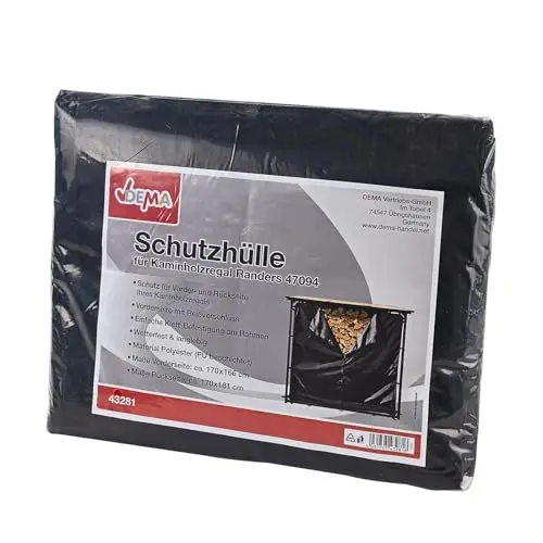 Produktbild: Schutzhülle, Wetterschutz Abdeckplane, für Kaminholzregal Randers 47094