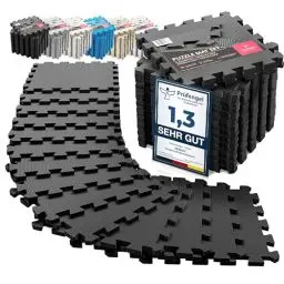 Produktbild: Schutzmatten Bodenschutzmatte Set Sportmatte Gymnastikmatte Puzzlematte: Puzzle Sportgeräte Matte Fitnessmatte Turnmatte Unterlegmatte Bodenmatte Sport Mat Trainingsmatte Gummimatte Yogamatte Fitness