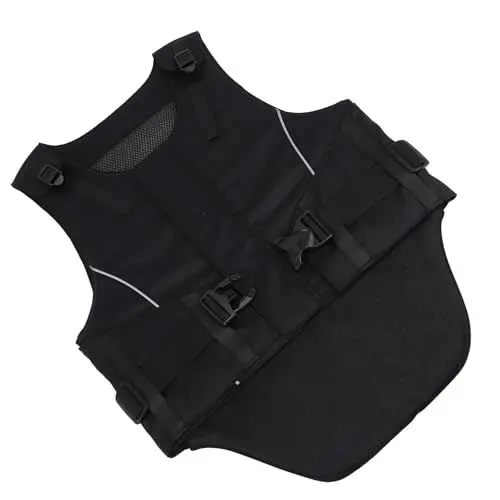 Produktbild: Schutzweste Zum Reiten, Eva, Stoßdämpfender Schaumstoff. Ergonomische Reitweste mit Verstellbarem Riemen für den Außenbereich (M)
