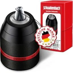 Produktbild: SCHWABENBACH ® Schnellspannbohrfutter 2-13mm 1/2-20UNF für Bohrmaschinen und Schlagschrauber - Bohrfutter Adapter