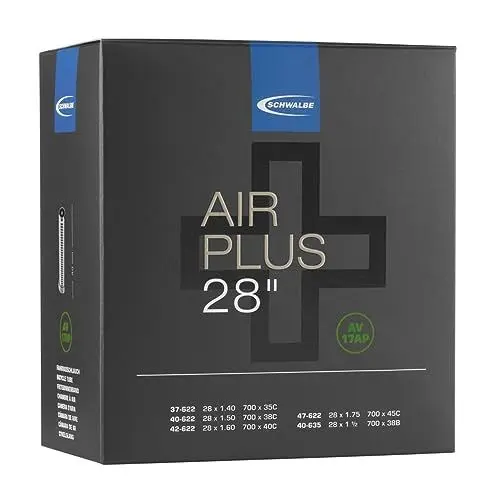 Produktbild: Schwalbe Air Plus Schlauch, schwarz, Einheitsgröße