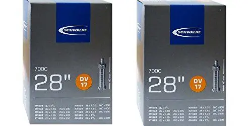 Produktbild: Schwalbe DV17 Innenschlauch, Schwarz, 71,2 cm (28 Zoll), 2er Set