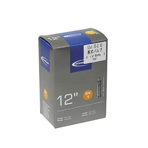 Produktbild: Schwalbe Fahrradschlauch DV1 47/62-203 EK 32 mm Schwarz