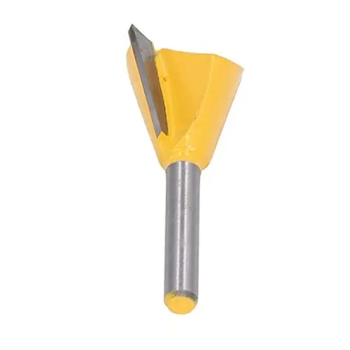 Produktbild: Schwalbenschwanz-Holzfräser PTFE-beschichteter 1/4-Zoll-Schaft Wolframstahllegierungs-Holzfräser (1/4 * 1)