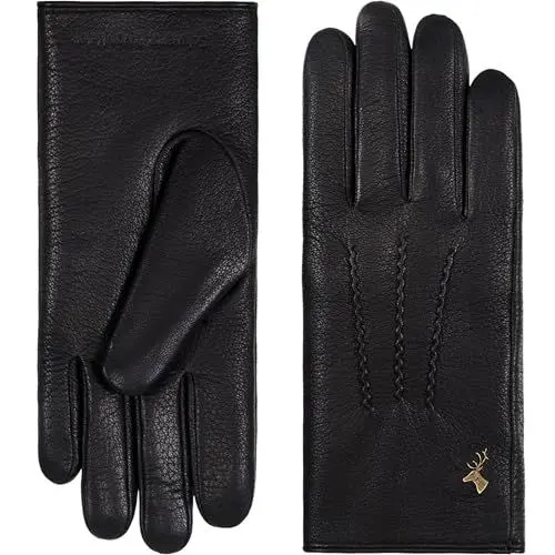 Produktbild: Schwartz & von Halen Handschuhe Damen - Alessandra (schwarz) - Leder - 100% Ziegenleder (Nappa) - Luxuriöses Lammwollfutter - Schwarz - S - 7