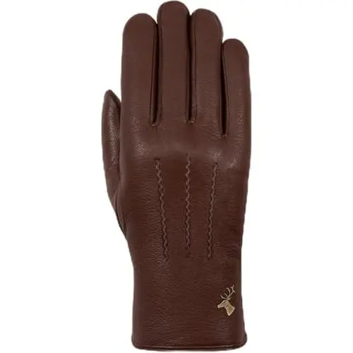 Produktbild: Schwartz & von Halen Handschuhe Herren - Hunter (braun) - Leder - 100% Ziegenleder (Nappa) - Luxuriöses Lammfellfutter - Braun - M - 9