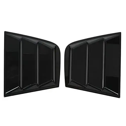 Produktbild: Schwarze Seitenfenster-Lamellen-Windschutzscheiben-Sonnenschutzabdeckung für Ladegerät 2015+