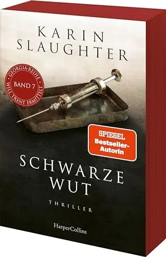 Produktbild: Schwarze Wut: Thriller | Ein weiterer spannungsgeladener Roman der SPIEGEL-Bestsellerautorin – Will Trent im Einsatz | Erstauflage mit limitiertem Farbschnitt (Georgia-Serie, Band 7)