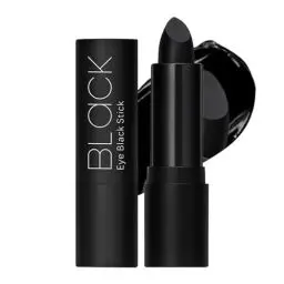 Produktbild: Schwarzer Lippenstift Halloween Wasserfester Mattierter Lippenstift Lipgloss, Schwarzer Gesichts Augen Make-up Stick für Cosplay-Kostümpartys, Halloween Make-up, Matter Lipgloss