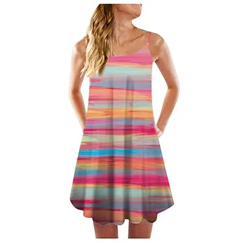 Produktbild: Schwarzes Langarmkleid Ärmelloses Mutterschaftskleid Freizeitbekleidung Für Frauen Kombi-Hölzer Rote Gerippte Kleidung Gelbe Sonnenuntergang Für Frauen Grüne Kleidung Für Frauen