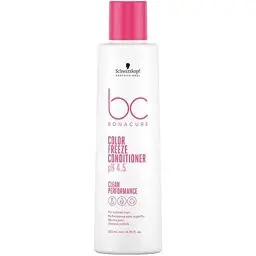 Produktbild: Schwarzkopf Professional Bonacure Color Freeze Conditioner Haarspüllung Für Poröses Coloriertes Haar Vegan pH 4.5 Kein Verblassen Langanhaltende Farbintensität Entwirrend Glättend 200 ml