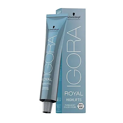 Produktbild: Schwarzkopf Igora Royal Highlifts Permanente Haarfarbe, 12-1 Special Blonde Cendré, 60 ml