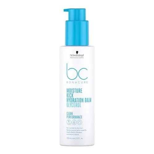 Produktbild: Schwarzkopf Professional Bonacure Moisture Kick Hydration Balm Leave In Haarconditioner Normales Trockenes Haar Vegan Glycerol Hydratisierend Verbesserte Handhabbarkeit Leichtes Haargefühl 150 ml