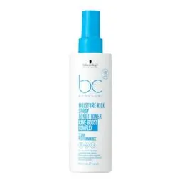 Produktbild: Schwarzkopf Professional Bonacure Moisture Kick Spray Conditioner Leave In Spray Normales Trockenes Haar Vegan Care Boost Complex Hydratisierend Entwirrend 200 ml