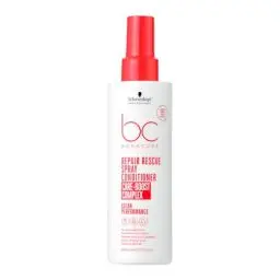 Produktbild: Schwarzkopf Professional Bonacure Repair Rescue Spray Conditioner Leave In Für Strapaziertes Haar Vegan Care Boost Complex Weniger Haarbruch Verbesserte Kämmbarkeit Entwirrend 200 ml