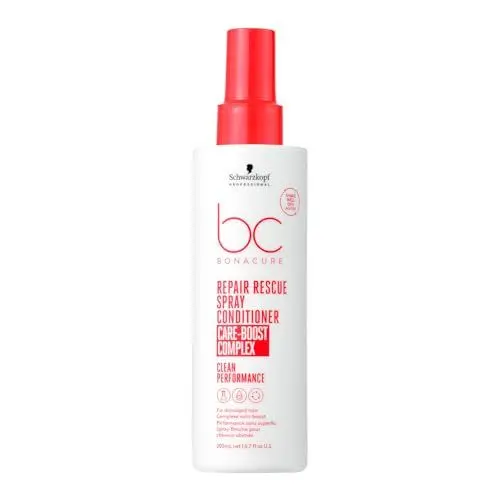 Produktbild: Schwarzkopf Professional Bonacure Repair Rescue Spray Conditioner Leave In Für Strapaziertes Haar Vegan Care Boost Complex Weniger Haarbruch Verbesserte Kämmbarkeit Entwirrend 200 ml