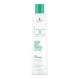 Produktbild: Schwarzkopf Professional Bonacure Volume Boost Shampoo Für Feines Plattes Haar Vegan Kreatin Cell Equalizer Technology Antistatisch Reinigend Fülliger Haar Effekt Reinigend 250 ml
