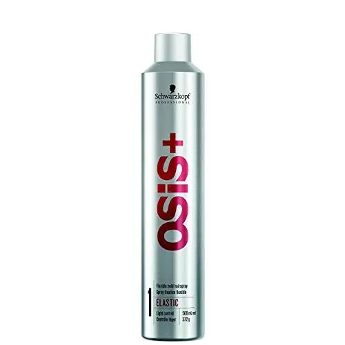 Produktbild: Schwarzkopf Professional Osis+ Finish Elastic Flexible Hold Hairspray, 1er Pack (1 x 500 ml), Unparfümiert