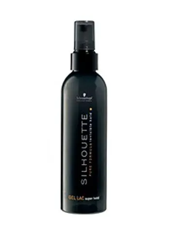 Produktbild: Schwarzkopf Professional Silhouette Super Hold Haargel Lac Für Haarstyling Extra Starker Halt Starke Definition Natürlicher Glanz Schnelltrocknend Ohne Rückstände Styling Gel Frauen Männer 200 ml