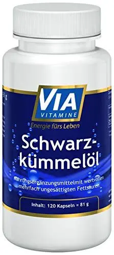 Produktbild: Schwarzkümmelöl 380mg 120 Kapseln