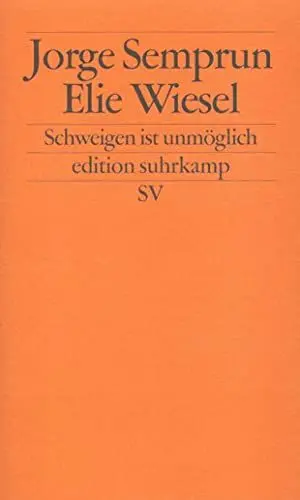 Produktbild: Schweigen ist unmöglich (edition suhrkamp)