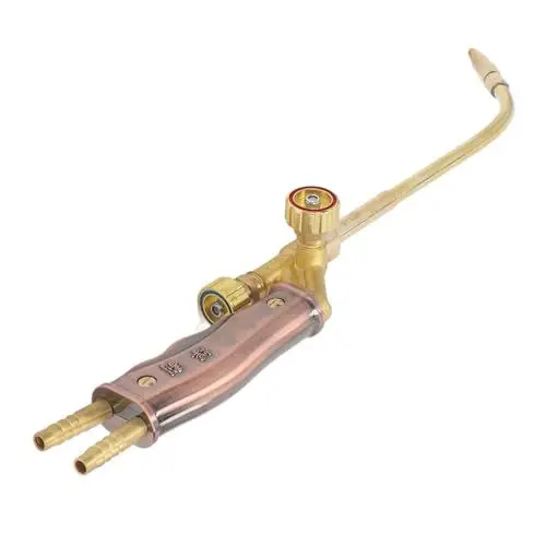 Produktbild: Schweißbrenner aus Messing mit Verstellbarem Ventil, Geeignet für Sauerstoff-Acetylen-Gas, Schneidfähigkeit 1–6 Mm