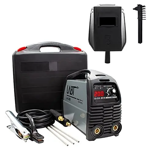 Produktbild: Schweißgerät LABT Power E-Hand Elektroden Schweissgerät IGBT 230V Inverter MMA Starter-Set mit Maske, Bürste, Schweißdioden Hot-Start Anti-Stick ARC-Force (mit Koffer)