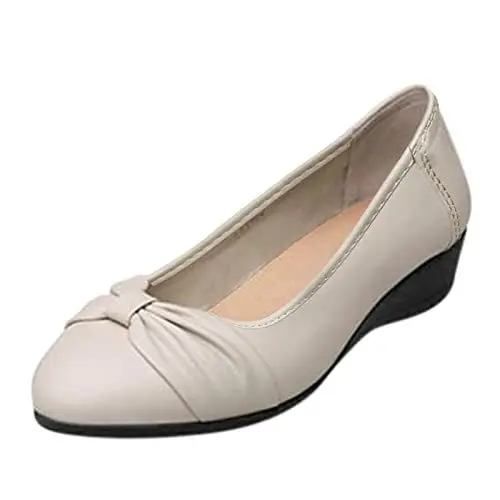 Produktbild: Schwimmflossen Damen Schwimmschuhe Damen 39 Damen Atmungsaktive Schnürschuhe für Damen mit Keilabsatz und lässigen Sandalen Badeschuhe Damen 42 Sneaker Herren Grau 43 Sneaker (Beige, 37)