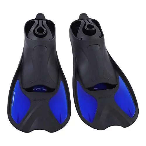 Produktbild: Schwimmfußflossen, Schnorchel- und Tauchflossen mit Offenem Absatz für Männer und Frauen, Tauchflossen mit Rutschfester Sohle, Premium-Schnorchelflossen in Mehreren Größen (XL)