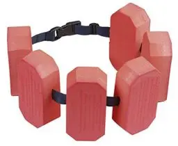 Produktbild: Schwimmgürtel 6-Block Rot 30-60 kg Wasser Sport Gürtel Aqua Fitness Aquagym