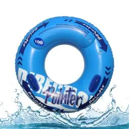 Produktbild: Schwimming Ring Erwachsene,Schwimmring mit Griff für Erwachsene,DOLYUU Dauerhafter Aufblasbarer Pool Schwimmen,Schwimmtiere für Den Pool,Schwimmring Röhre Für Party(Blau).