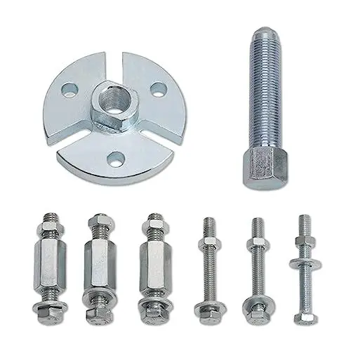 Produktbild: Schwungrad-Abzieher, 8-teiliges Schwungrad-Abzieher-Set aus Stahllegierung mit Hoher Genauigkeit, Gleichmäßiger Druck, Universelles Ersatz-Schwungrad-Abzieher-Werkzeug-Set für ATV