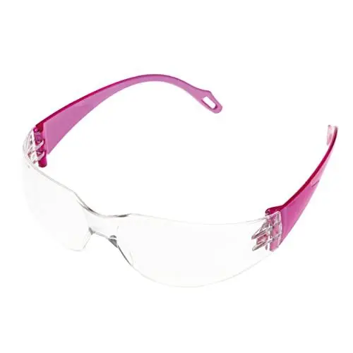 Produktbild: Science Schutzbrille für Kinder, bequeme und kratz- und stoßfeste Schutzbrille, kristallklarer Augenschutz, Polycarbonat-Material, 2 Farben – 1 Schutzbrille pro Bestellung, Fuchsia