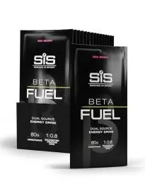Produktbild: Science in Sport BETA Fuel 80 Energy Drink Pulver 15 x 82g Rote Beere - Isotonisches Getränkepulver mit 80g Kohlenhydrate, Idealer Energielieferant für Ausdauersportler