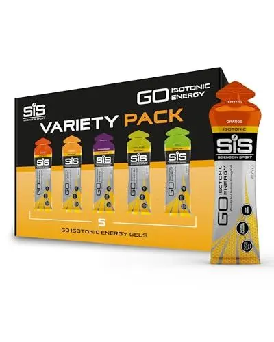 Produktbild: Science in Sport GO Isotonic Energy Gel 5 x 60ml Vegan - Isotonische Formulierung mit 22g Kohlenhydraten, Guter Energielieferant, Optimale Alternative für isotonische Getränke