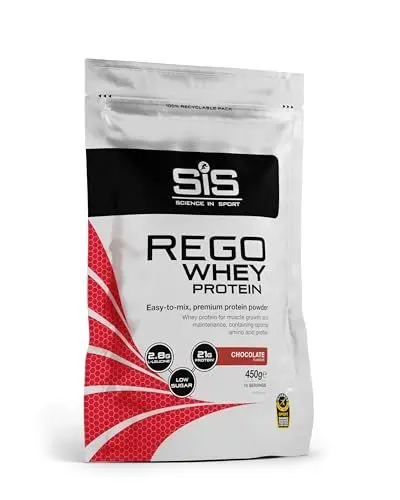 Produktbild: Science in Sport Rego Pulver 450g Schokolade - Regenerations Drink Pulver mit Kohlenhydraten, Proteinen, Elektrolyten, Vitaminen und Mineralien, Unterstützt effektives Training, 100% Whey