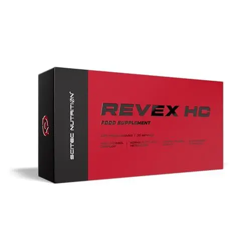 Produktbild: Scitec Nutrition Revex HC | L-Carnitin | HCA | CLA | Aminosäuren | Pflanzenextrakte | Vitamine und Mineralien | mit Koffein, 120 Mega-Kapseln