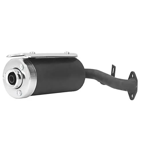 Produktbild: Scooter Auspuffrohr, Metalllegierung Motorrad Auspuff Schalldämpfer Ersatz für 43cc 49cc Quad ATV Mini Pocket Bikes Auspuff Auspuffrohre