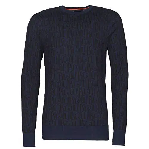 Produktbild: Scotch & Soda Herren AMS Blauw Pull with Allover Print Unterhemd, Mehrfarbig (Combo C 0219), Small (Herstellergröße: S)