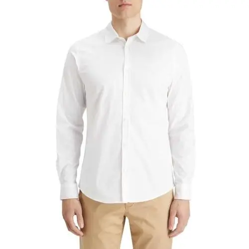 Produktbild: Scotch & Soda Herren Poplin Shirt, Bright White, L