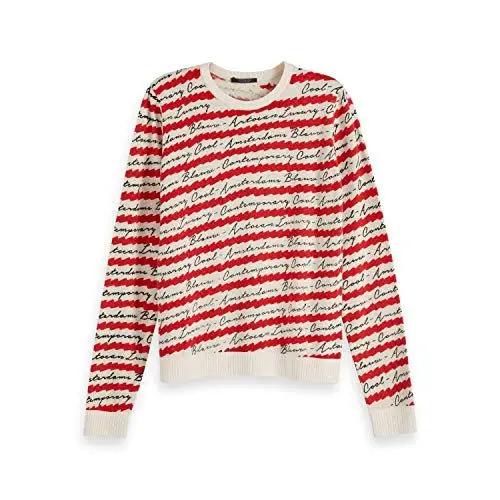 Produktbild: Scotch & Soda Maison Damen Allover-Print Pullunder, Mehrfarbig (Combo G 0461), X-Small