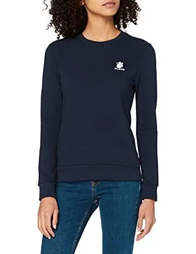 Produktbild: Scotch & Soda Maison Damen Artwork Sweatshirt, Blau (Night 0002), X-Small