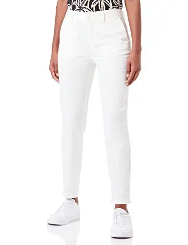 Produktbild: Scotch & Soda Maison Damen 'Bell' Slim fit Chino in Mercerized Organic Cotton Hose, Off White 0001, 26/34