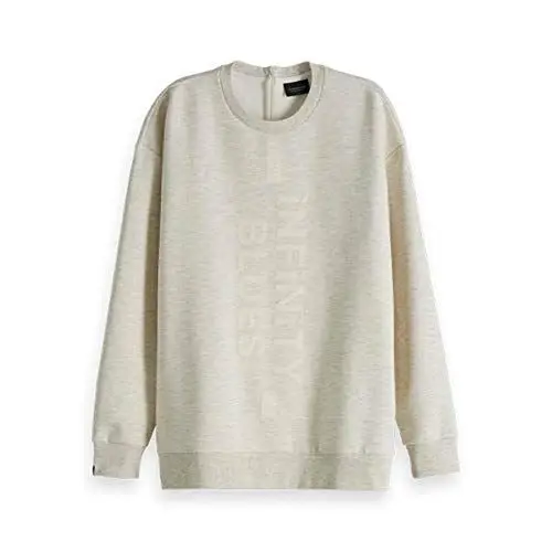Produktbild: Scotch & Soda Maison Damen N/A Sweatshirt, per Pack Grau (Grey Melange 0G), X-Small (Herstellergröße: XS)